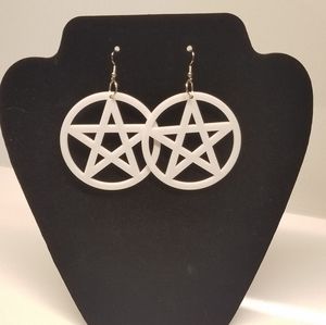 **Earrings Pentagram **